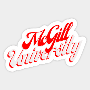 McGill University Sticker